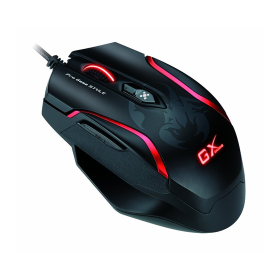 Genius GX Gaming Series Quick Manual
