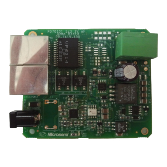 Microsemi PD70101EVB F Series User Manual