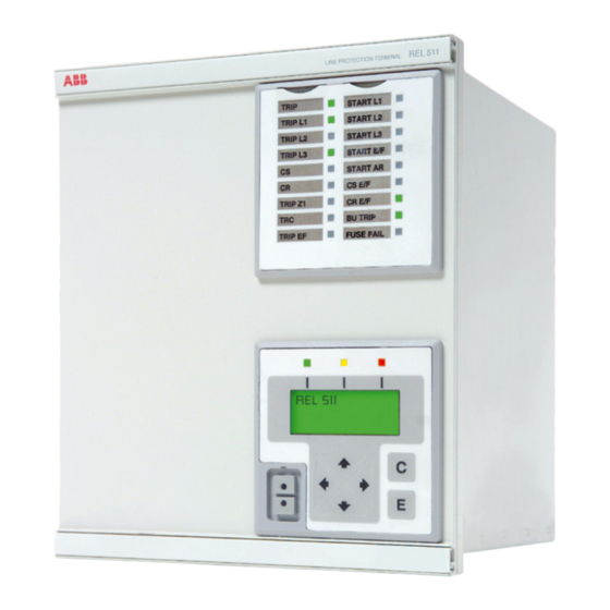 ABB Protect IT REL 501 2.5 Series Operator's Manual