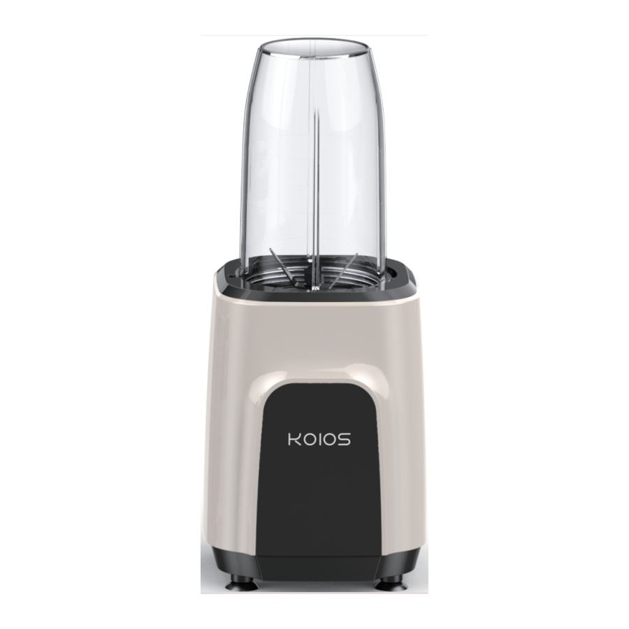 KOIOS BL328B - Personal Blender Manual