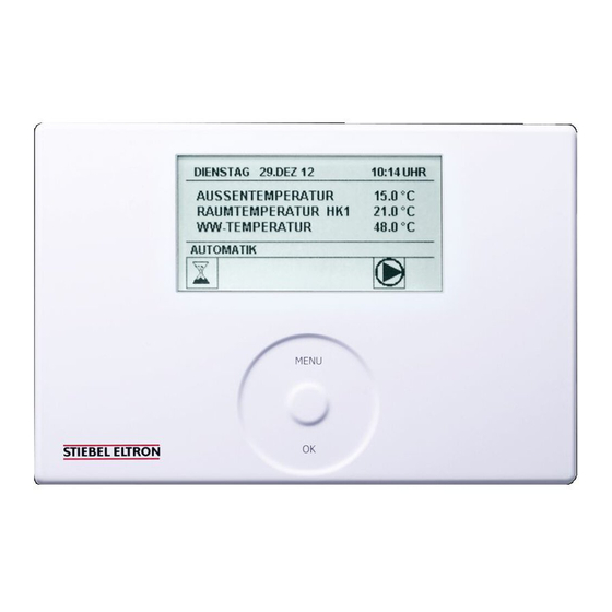 STIEBEL ELTRON FES Komfort Operation And Installation