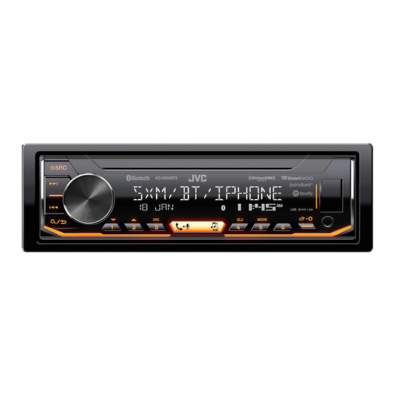 JVC KD-X260BT Instruction Manual