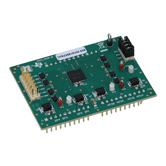 Texas Instruments TPS23881EVM User Manual