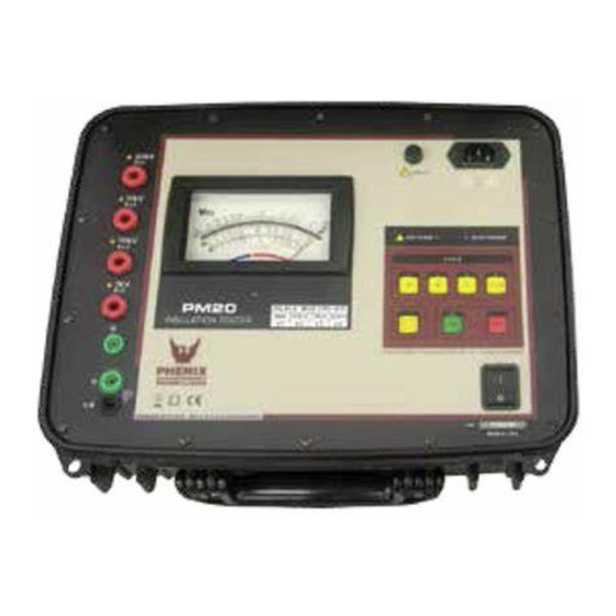 Phenix Technologies PM-20 User Manual