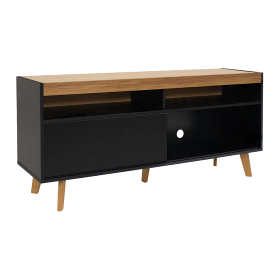 Sunnydaze Decor MID-CENTURY MODERN TV STAND Manual