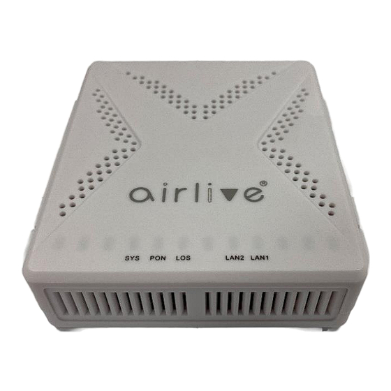 AirLive 2.5GE XPON ONU User Manual