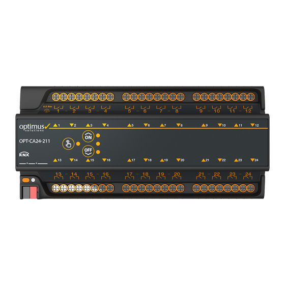 Optimus OPT-CA-211 Series Product Manual