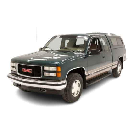 GMC SIERRA 1995 Manual