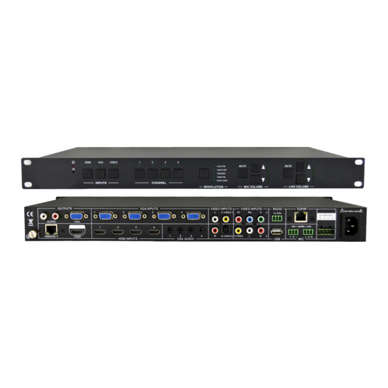 A-NeuVideo ANI-1201HD Video Switcher Manuals