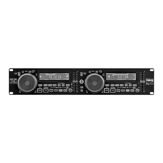 IMG STAGE LINE DMP-240 Instruction Manual