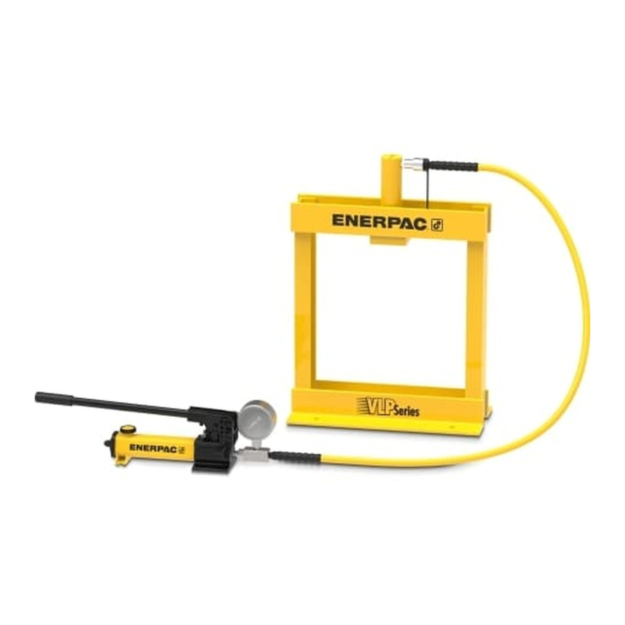 Enerpac VLP Series Instruction Sheet