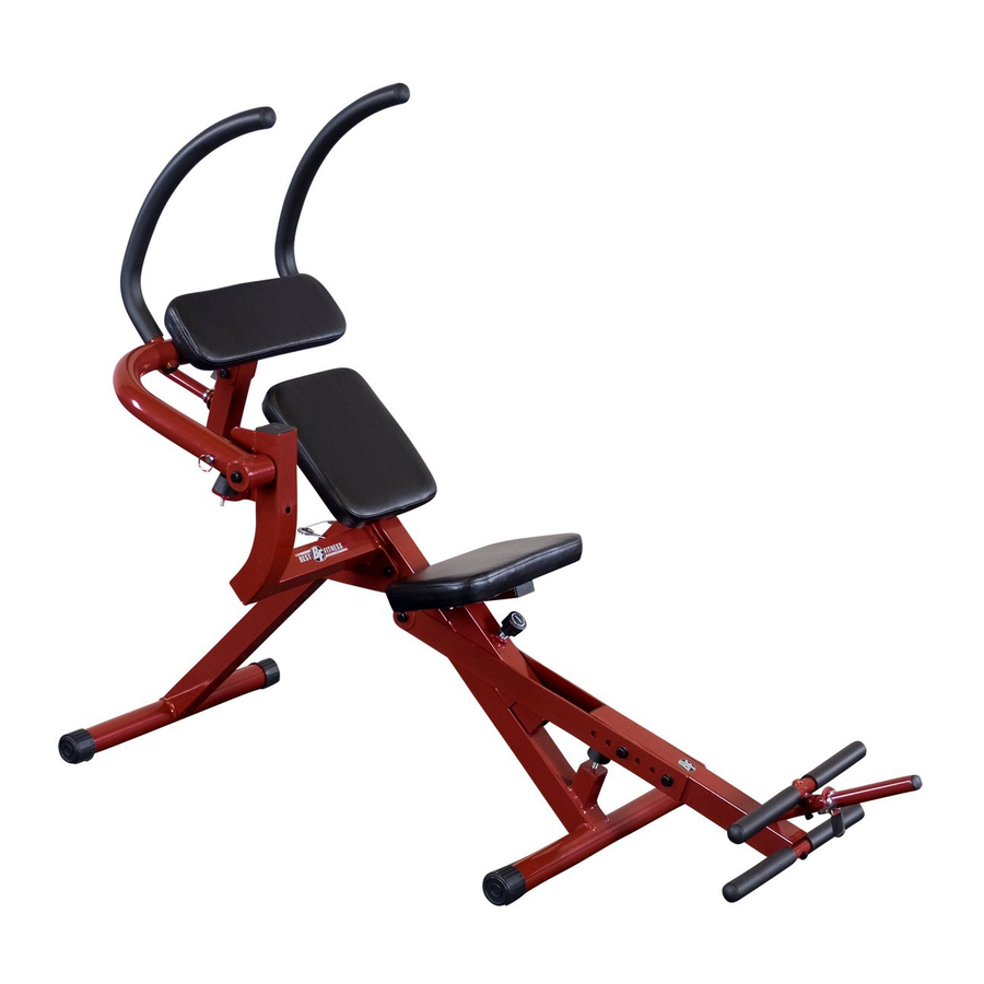 Best Fitness BFAB20R Owner's Manual