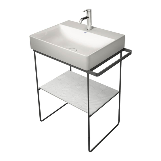 DURAVIT DuraSquare 0031144600 Care Instructions