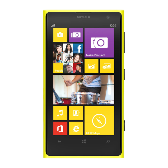 Nokia Lumia 1020 User Manual