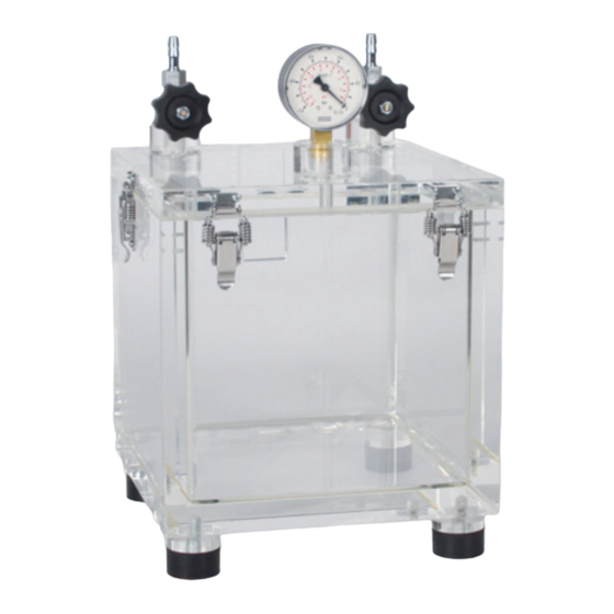 User Manuals: SICCO V 1882-02 Vacuum Desiccator