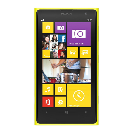 Nokia Lumia 1020 User Manual