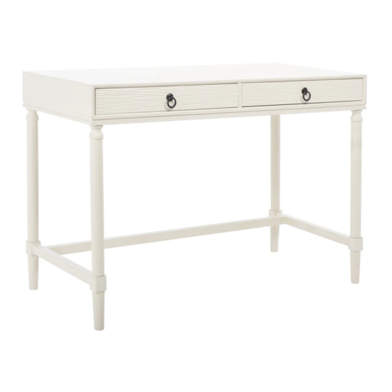 Safavieh Furniture Rhyne DSK5702 Quick Start Manual