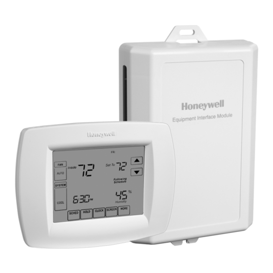 Honeywell VisionPRO THM5421C1008 Quick Start Manual