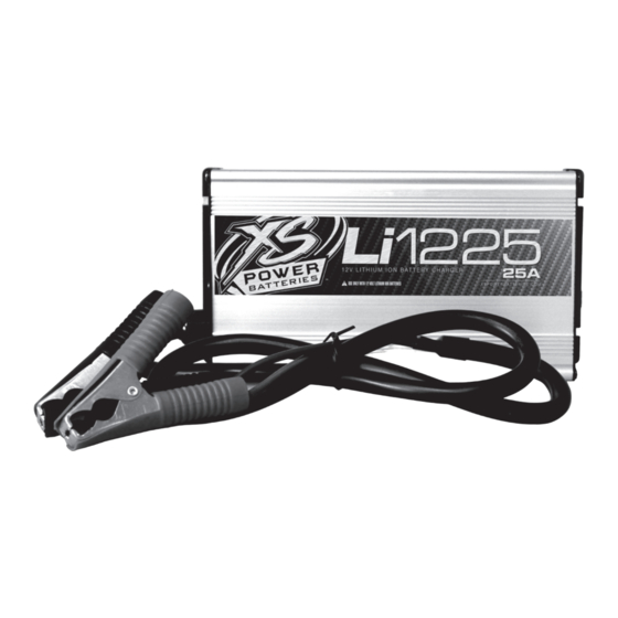 XS Power Batteries IntelliCHARGER Li1208 User Manual
