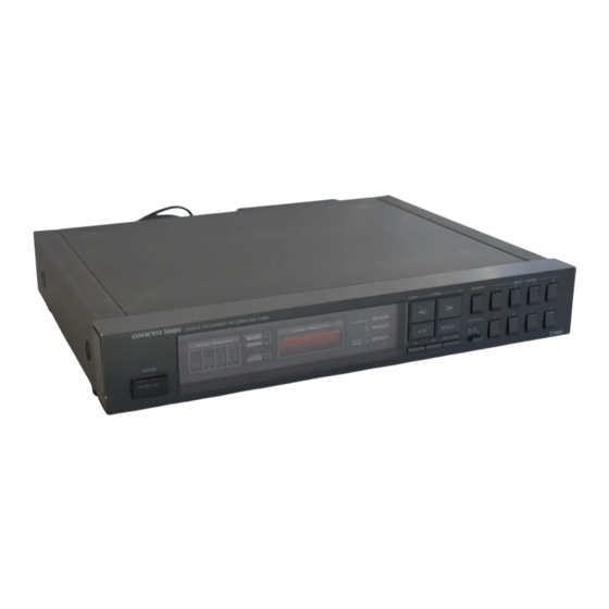 Onkyo T-4015 Service Manual