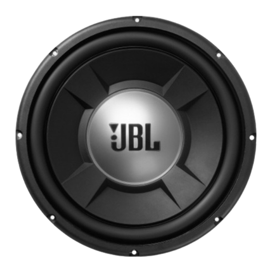 JBL GTO804 Owner's Manual