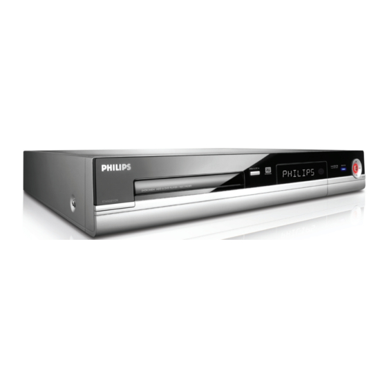 Philips DVDR3440H User Manual