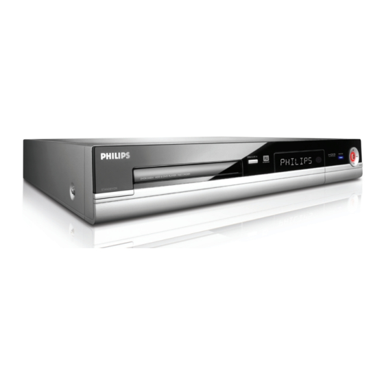 Philips DVDR3440H User Manual