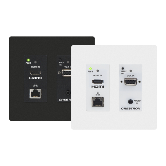 Crestron HD-TX-201-C-2G-E Do Manual