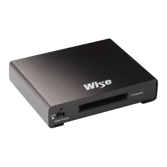Wise CFexpress WA-CX01 Quick Start Manual