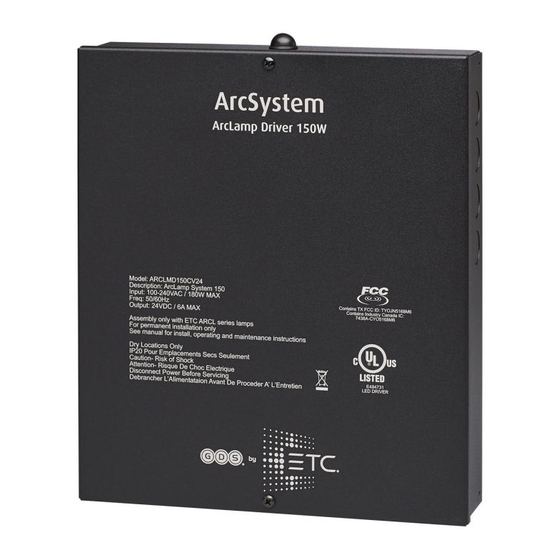 ETC ArcLamp System Installation Manual