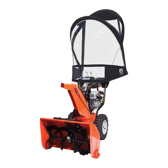 Classic Accessories Deluxe Arched Snow Thrower Cab Instructions & Care