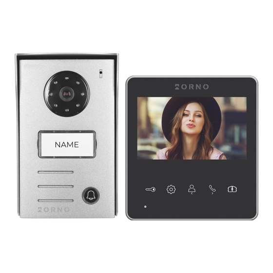Orno Naos RFID OR-VID-SH-1074 Operating And Installation Instructions