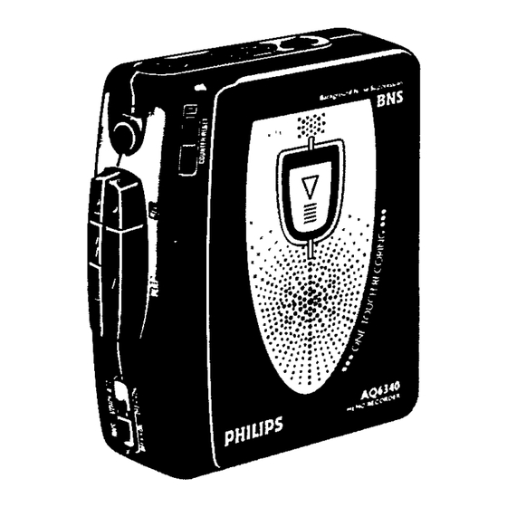 Philips AQ6340/14Z Instructions For Use Manual