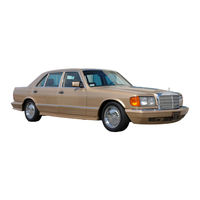 Mercedes-Benz 500 SEL 1984 Owner's Manual
