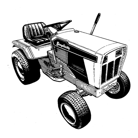 Simplicity 7018H Operator's Manual