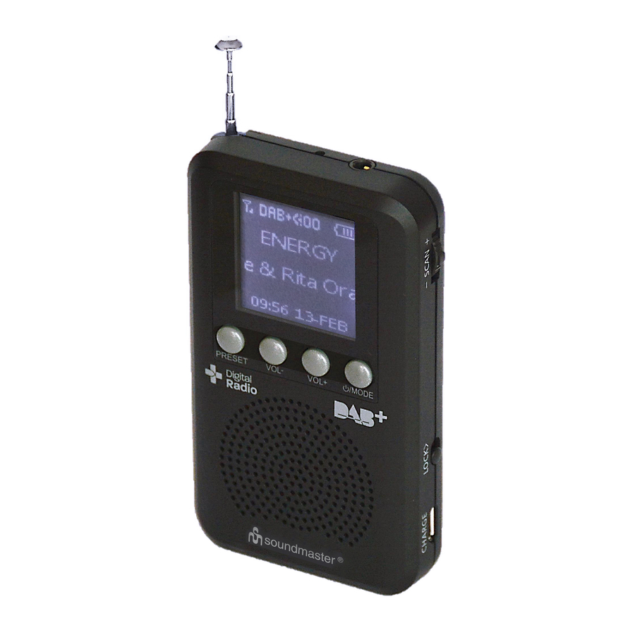 SOUNDMASTER DAB170SW Manual