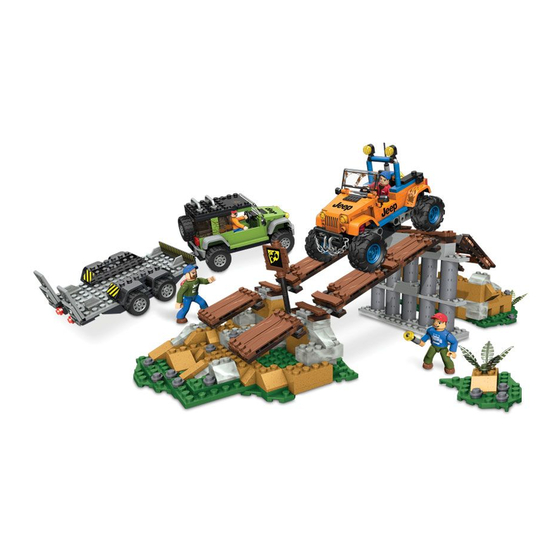 Mega Bloks World Builders Jeep Off-Road Adventure 97804 Assembly Manual