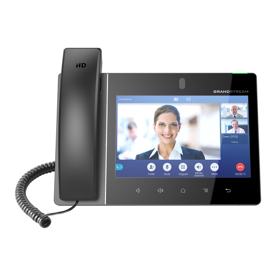 Grandstream Networks GXV33 Series Wi-Fi Manual