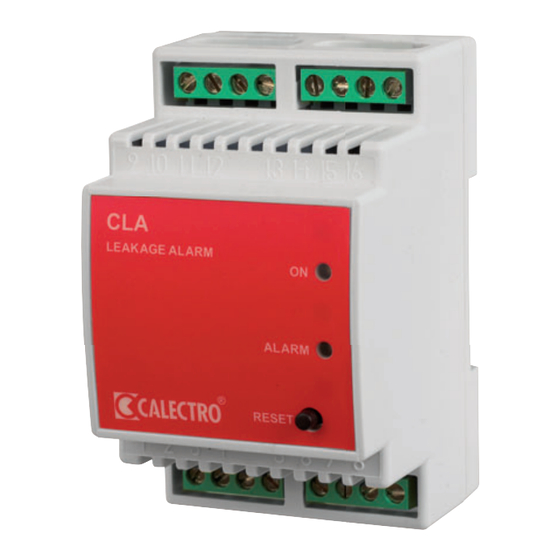 CALECTRO CLA-24 Installation Instruction