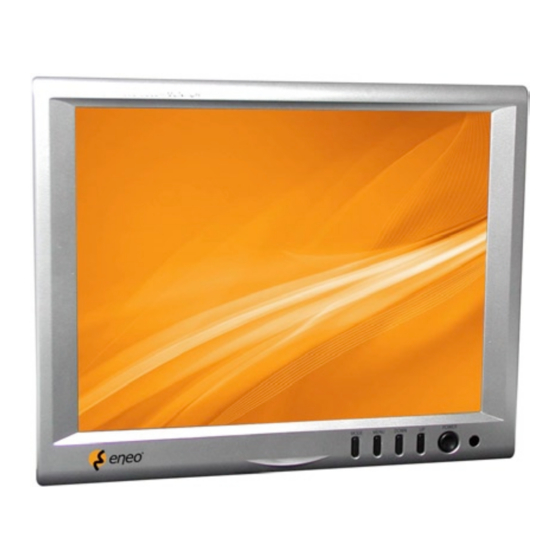 Eneo VMC-8LCD-CP01B Installation And Operating Instructions Manual