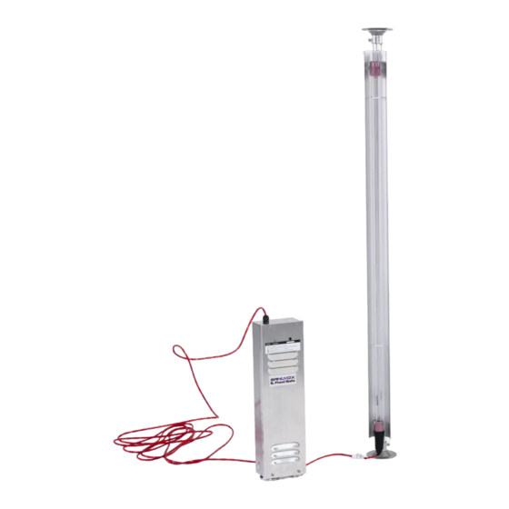 Sanuvox FOODSAFE IL Installation Manual