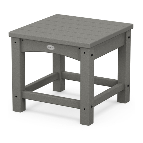 Polywood CLT1818 Assembly Instructions
