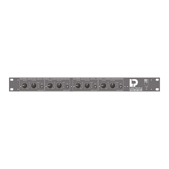 Lake People PHONE-AMP F388-2 User Manual