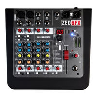 ALLEN & HEATH ZEDi-8 ZED-6 Service Manual
