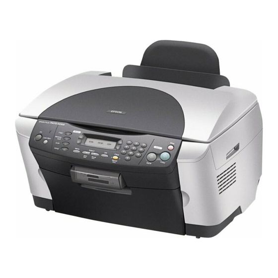 Epson Stylus Photo RX500 Basic Operation Manual