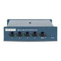 Broadcast Tools SS 4.1 III Installation And Operation Manual