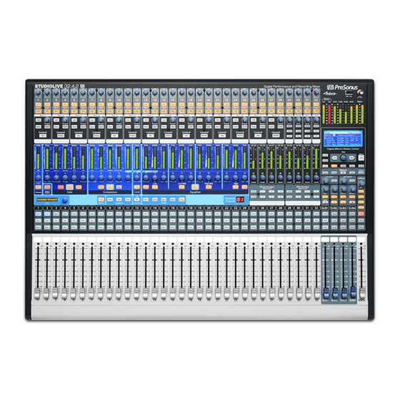 PRESONUS STUDIOLIVE 32.4.2AI INSTRUCTIONS MANUAL Pdf Download | ManualsLib