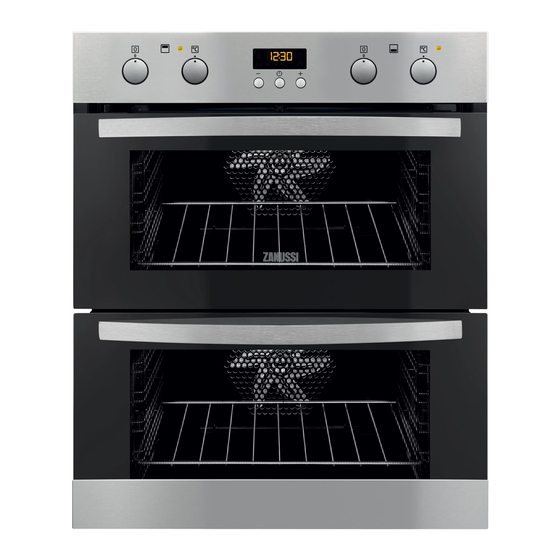 zanussi zof35661xk built under electric double oven