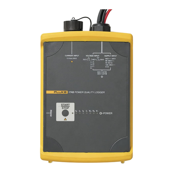 FLUKE 1743 USER MANUAL Pdf Download | ManualsLib