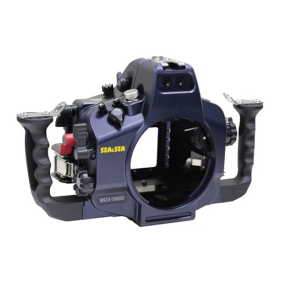 SEA & SEA MDXD800 INSTRUCTION MANUAL Pdf Download ManualsLib
